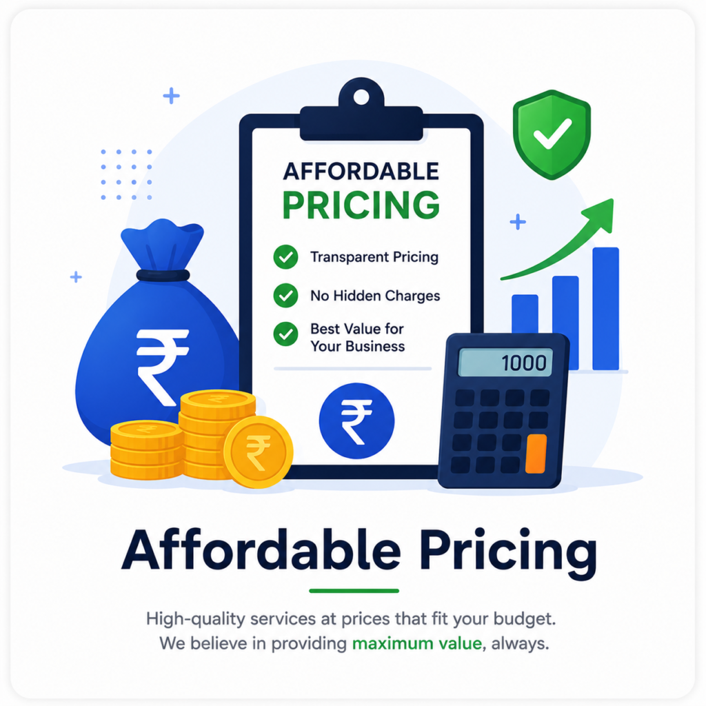 Affordable digital marketing and website development packages for businesses.